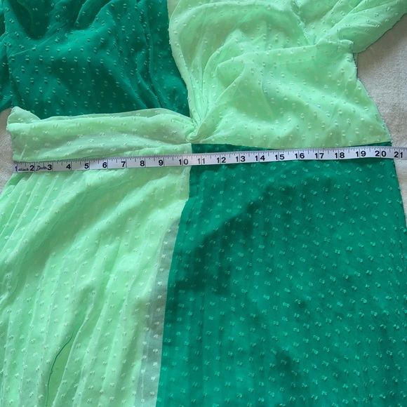 ASOS Mint and Teal Long Sleeve Dress - Picture 5 of 6